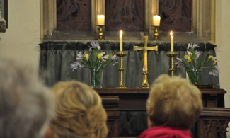 altar at St Adeline's