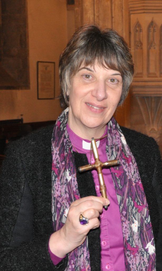 Bishop Rachel with Cross