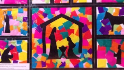children's mosaic crib