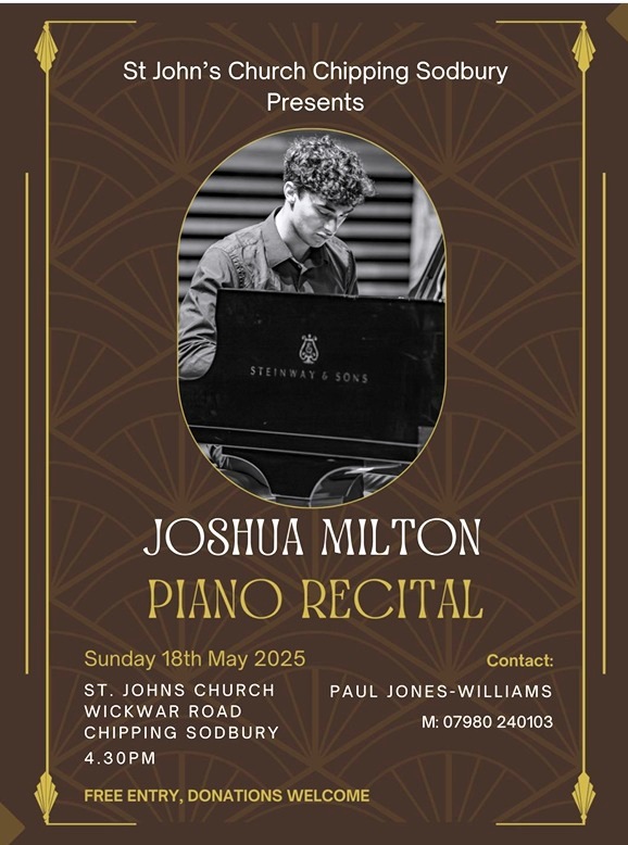 Josh-Milton-May 2025 Josh Milton Concert May 18 2025